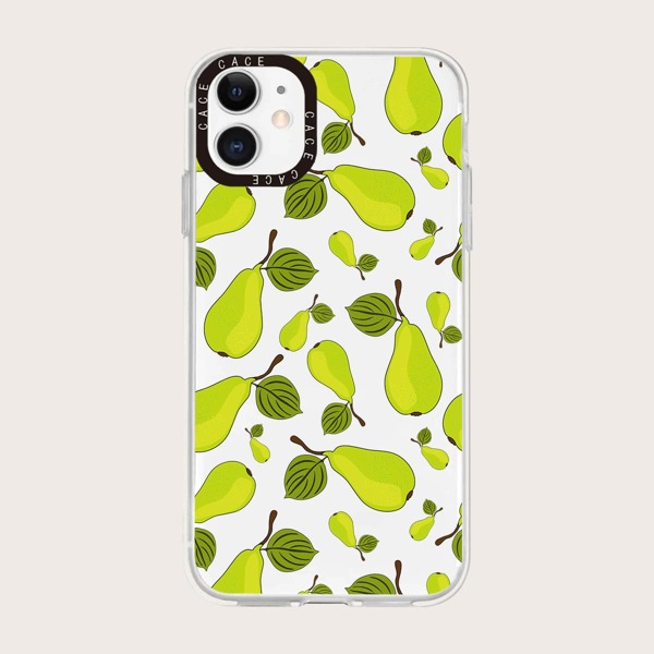 

Pear Painted Phone Case, Clear