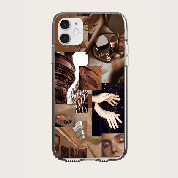 

Mix Pattern Phone Case, Multicolor