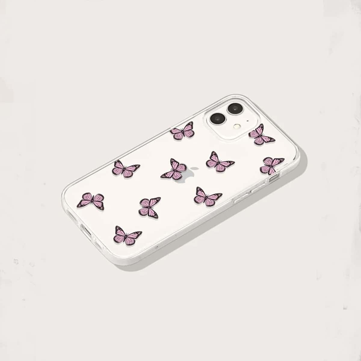

Butterfly Clear Phone Case, Multicolor