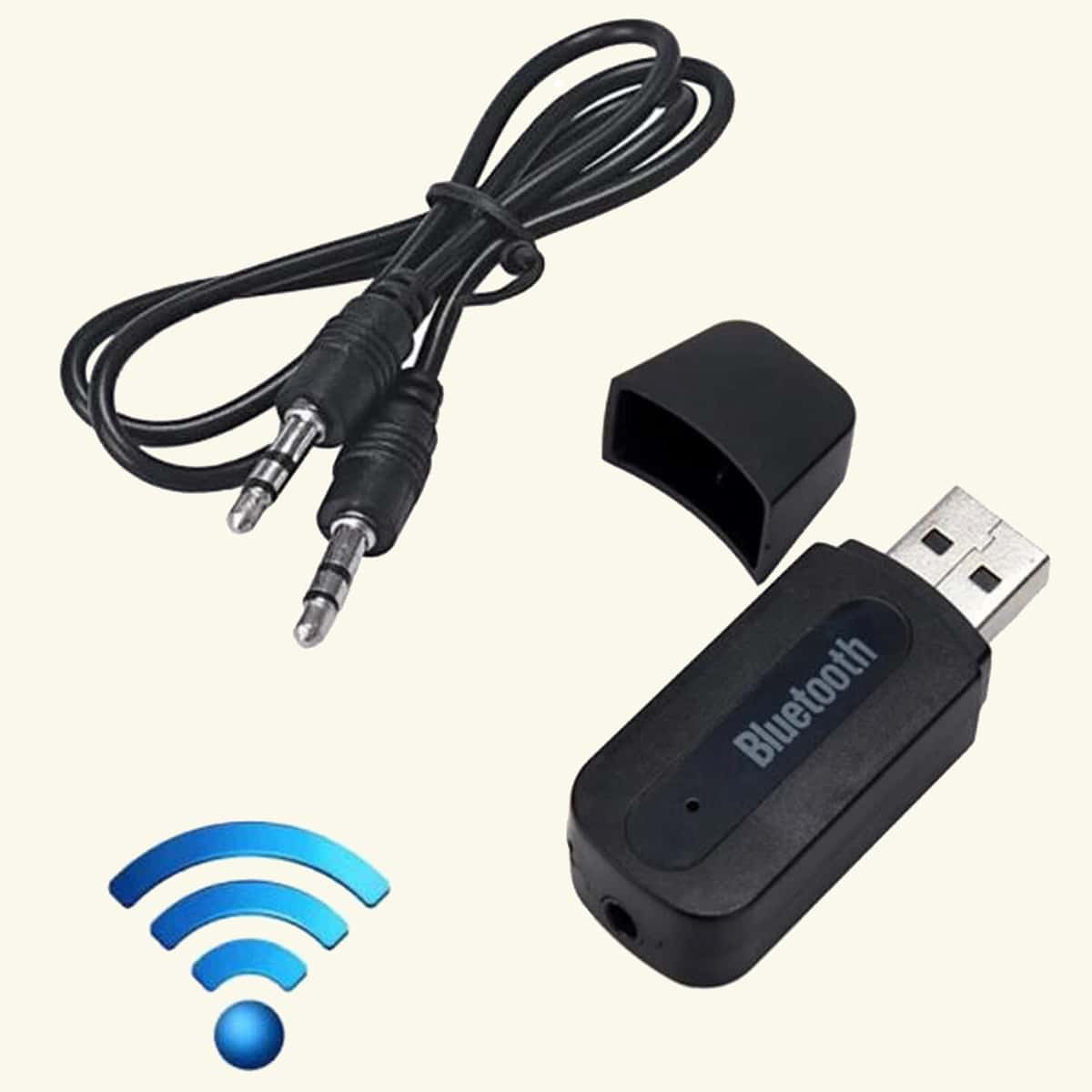 

3.5mm Audio Bluetooth Receiver, Black