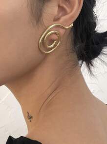 Pendientes estructurados - Amarillo Oro - Ver 1