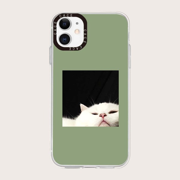 

Cat Pattern Phone Case, Multicolor