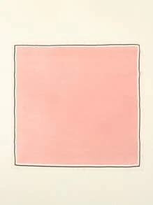 1pc Simple Floral Print 70*70cm Bandana, Multi-Functional For Women, Like Waistband, Bag Decor, Headband, Scarf And More Fashion Accessories - Pink - View 2