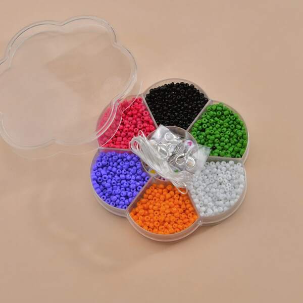 

1box Bead DIY Jewelry Accessory Set, Multicolor