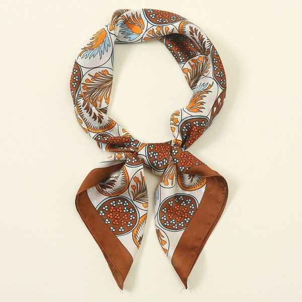 

Round Pattern Bandana, Multicolor