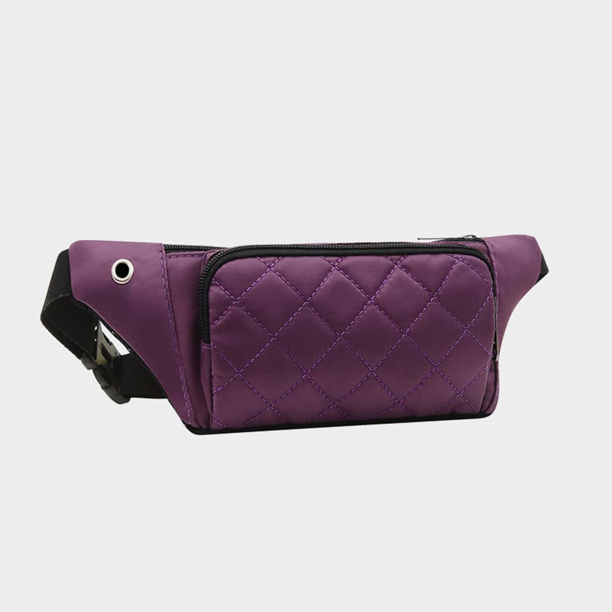 

Zip-Up Sling Bag, Purple