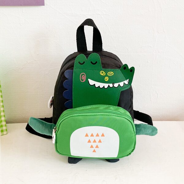 

Kids Cartoon Design Pocket Front Backpack, Multicolor