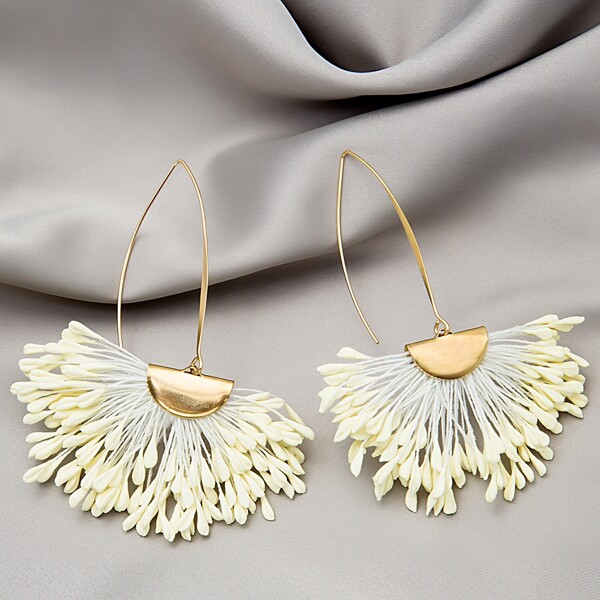 

Structured Drop Earrings, Multicolor