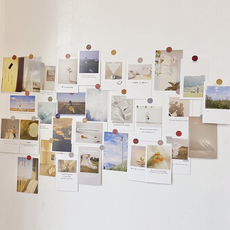 

30pcs Scenery Material Paper, Multicolor