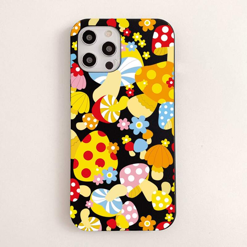 

Cartoon Mushroom Phone Case, Multicolor