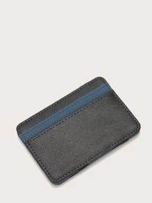 CUIKCA Nam Hai Tông Màu Quà Tặng Cho Bố Nhẹ Di Động Thẻ ID Thẻ Nhân Viên Văn Phòng Cho Nam Ngày Lễ Kỷ Niệm Quà Tặng Sinh Nhật Phụ Kiện Quà Tặng Giá Đỡ Thẻ Quà Tặng Ví Giá Đỡ Thẻ Kinh Doanh Giá Đỡ Thẻ Tín Dụng - Màu xanh lam - Xem 4