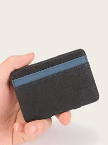 CUIKCA Nam Hai Tông Màu Quà Tặng Cho Bố Nhẹ Di Động Thẻ ID Thẻ Nhân Viên Văn Phòng Cho Nam Ngày Lễ Kỷ Niệm Quà Tặng Sinh Nhật Phụ Kiện Quà Tặng Giá Đỡ Thẻ Quà Tặng Ví Giá Đỡ Thẻ Kinh Doanh Giá Đỡ Thẻ Tín Dụng - Màu xanh lam - Xem 5