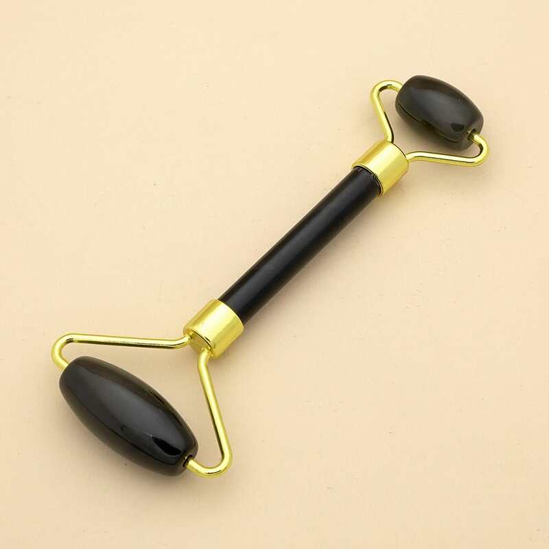 

1pc Dual-ended Massage Roller, Black