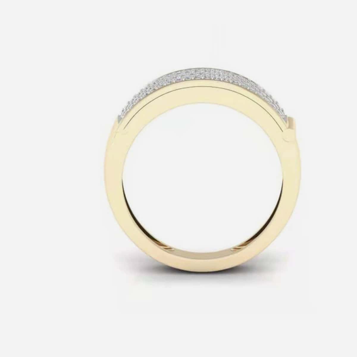 

Rhinestone Decor Ring, Gold