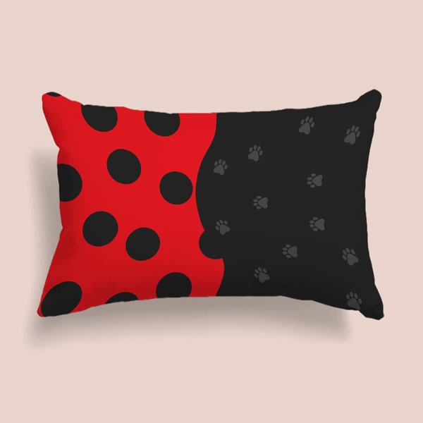 

Kids Paw Print Pillowcase Without Filler, Multicolor