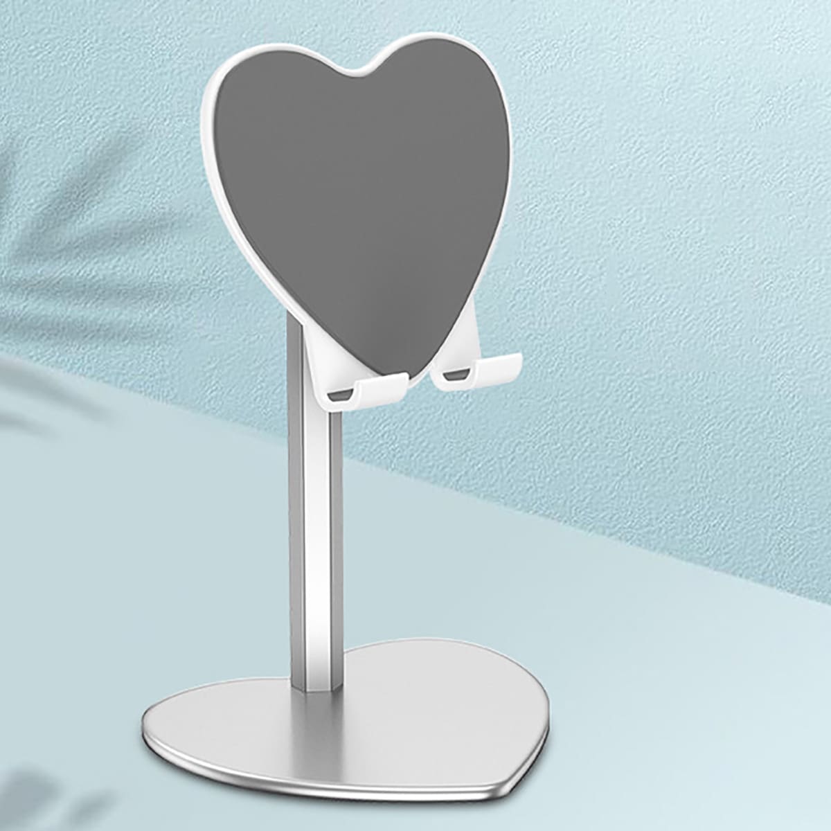 

1pc Heart Phone Holder, White