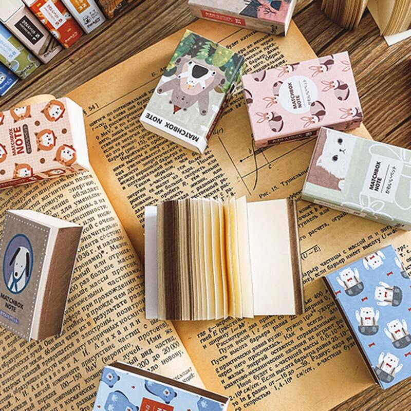 

1pc Random Cartoon Message Card, Multicolor