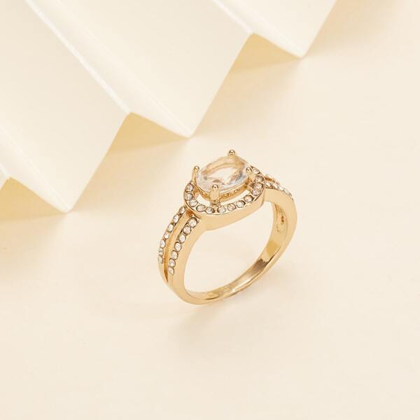 

Zircon Decor Ring, Gold