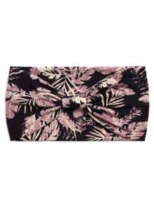 Cinta para el cabello con estampado de hojas de estilo boho - Multicolor - Ver 3