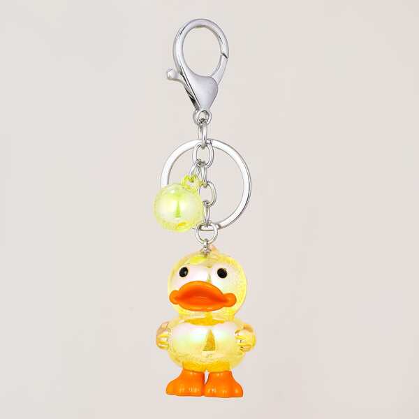 

Cartoon Animal Charm Keychain, Yellow