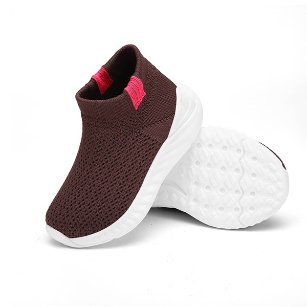 

Toddler Boys Minimalist Sock Sneakers, Chocolate brown