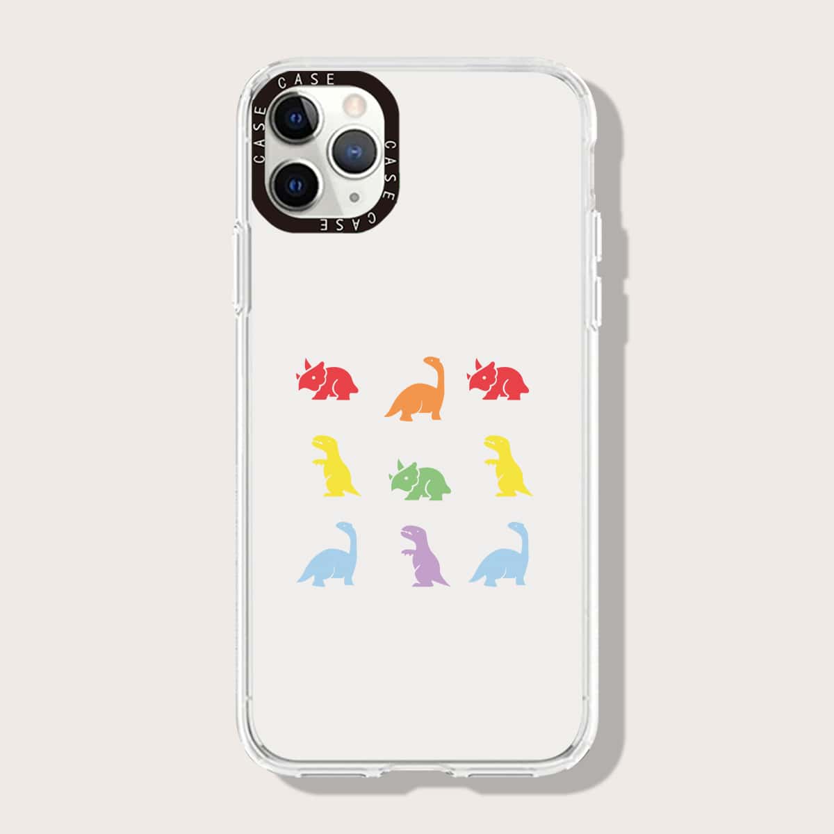 

Cartoon Dinosaur Phone Case, Multicolor