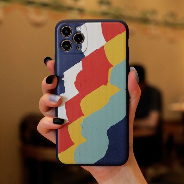 

Color Block Phone Case, Multicolor