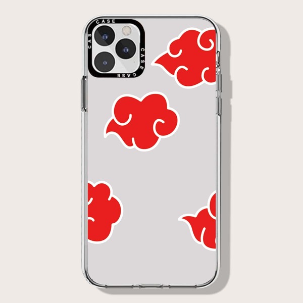 

Cloud Pattern Clear Phone Case
