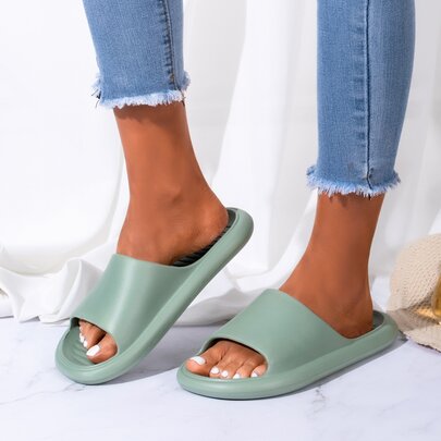 Open Toe Minimalist Slides