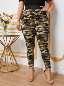 SHEIN Quần lót kích thước lớn Tương phản Mesh Sọc Thể thao - Nhiều màu - Xem 1