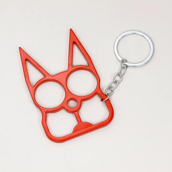 

Cartoon Charm Keychain, Red