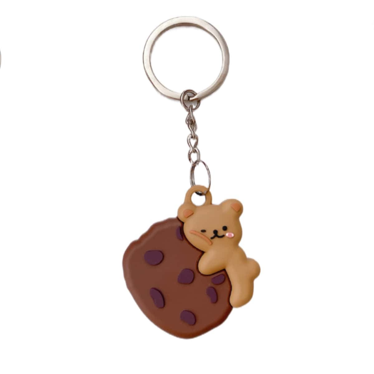 

Cartoon Cookie AirTag Case, Brown