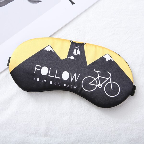 

Cartoon Graphic Eye Cover, Black