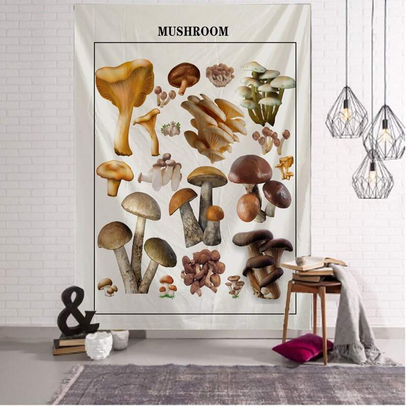 

Mushroom Print Tapestry, Multicolor