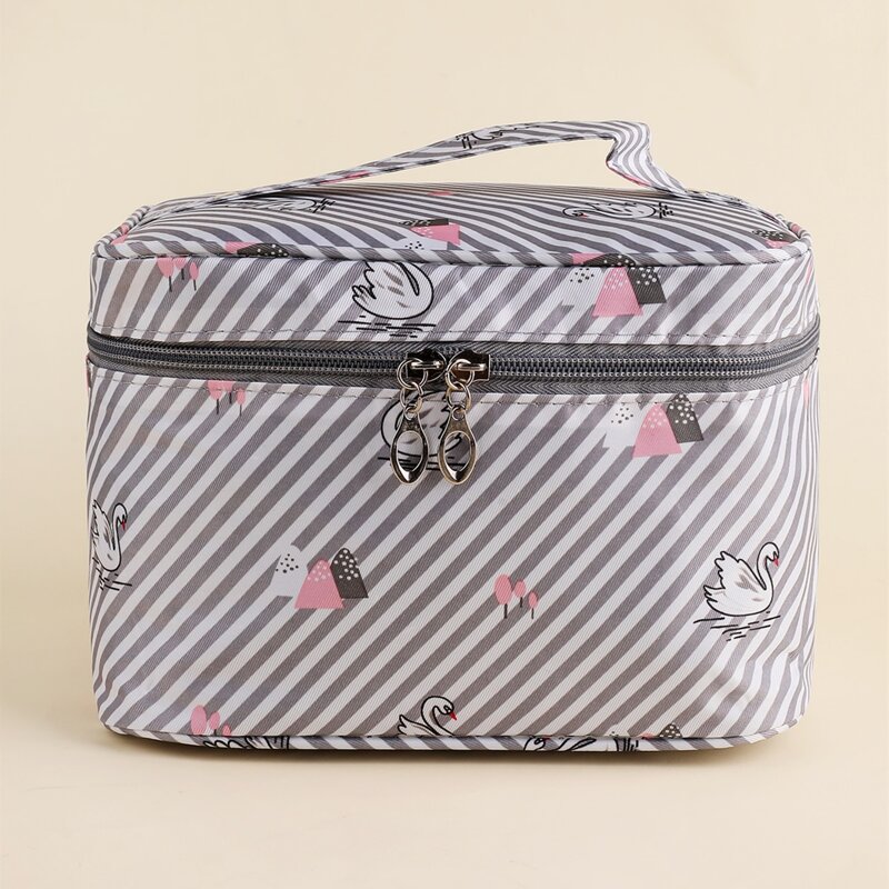 

Cartoon Graphic Makeup Bag, Grey