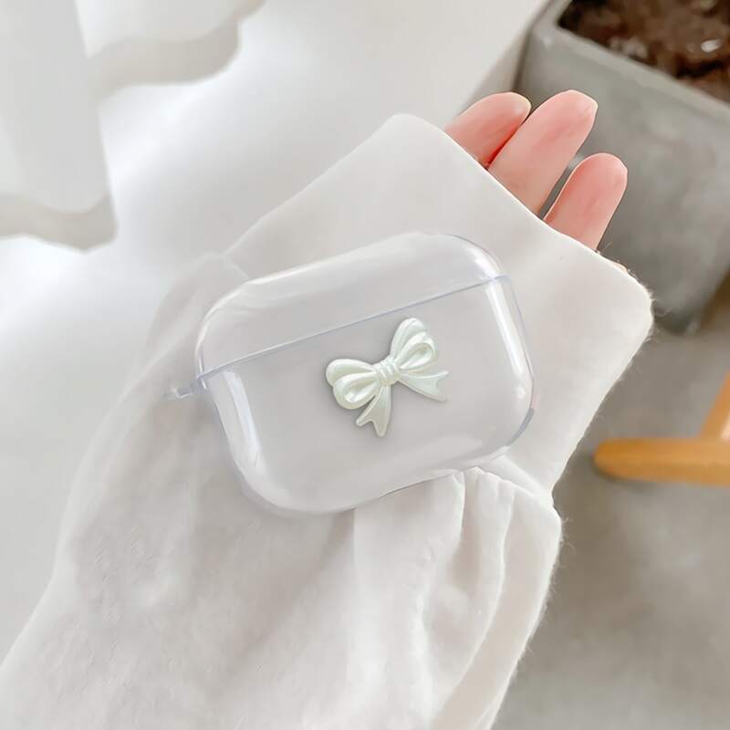 

Bow Decor Airpods Case, Multicolor