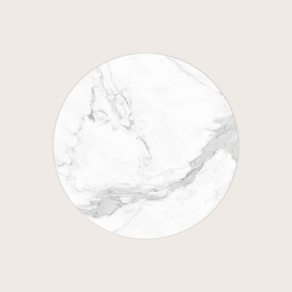 

Marble Pattern Round Mouse Pad, Multicolor