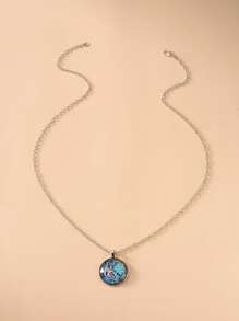 Vòng cổ quyến rũ hình hoa - Bạc - Xem 2