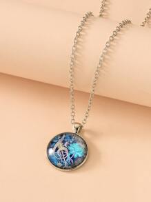 Vòng cổ quyến rũ hình hoa - Bạc - Xem 3