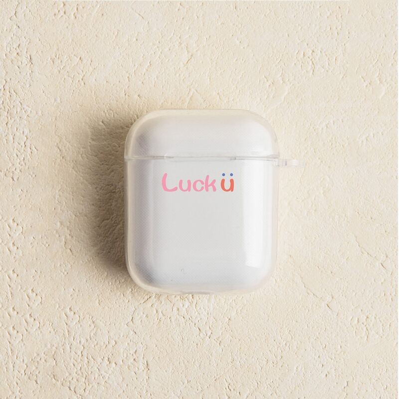 

Letter Graphic Airpods Case, Multicolor