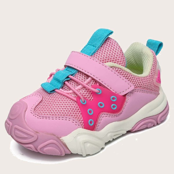

Toddler Girls Mesh Panel Sneakers, Pink