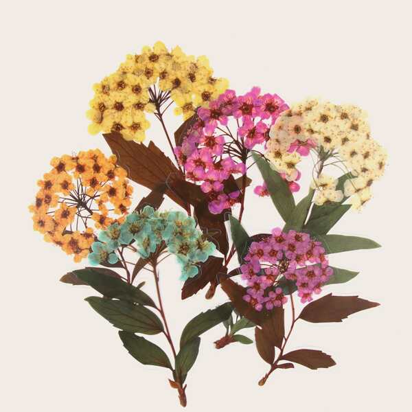 

6pcs Floral Pattern Sticker, Multicolor