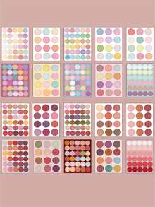 10sheets Circle Pattern Random Sticker - Multicolor - View 5