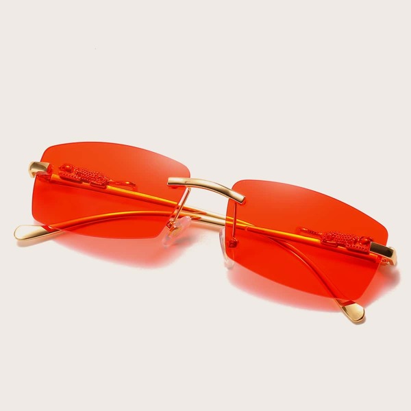 

Tinted Lens Rimless Sunglasses