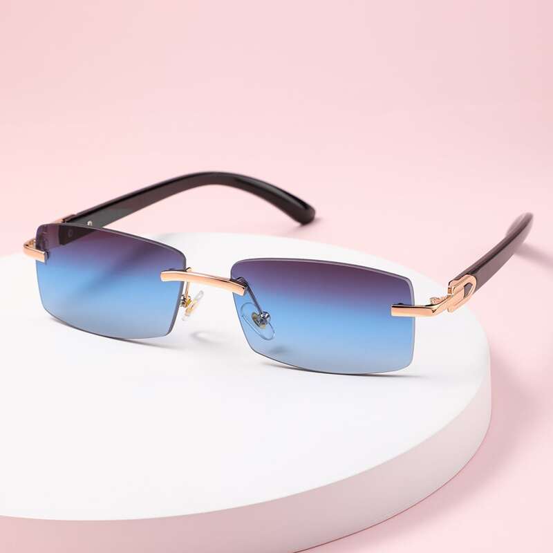 

Rimless Rectangle Sunglasses