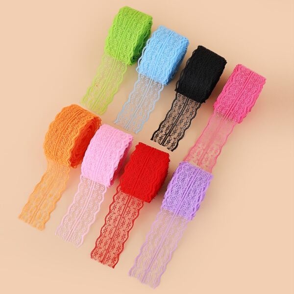 

1pc Random Color Lace Ribbon, Multicolor