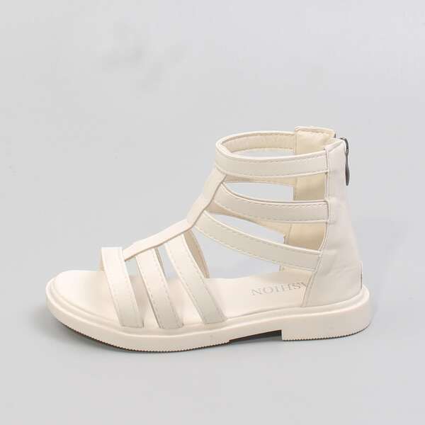 

Girls Minimalist Gladiator Sandals, White
