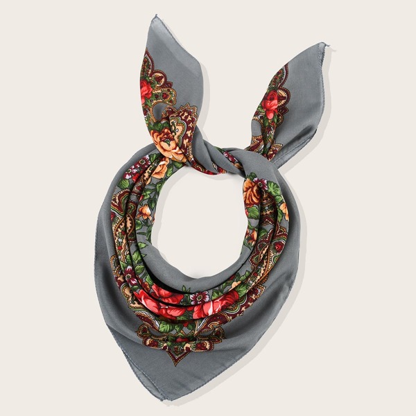 

Floral Print Bandana, Multicolor