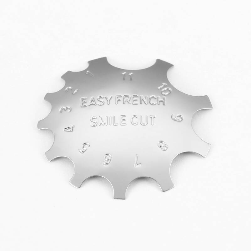 

Nail Art Template Plate, Silver