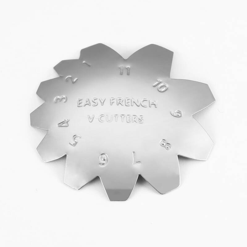 

Nail Art Template Plate, Silver
